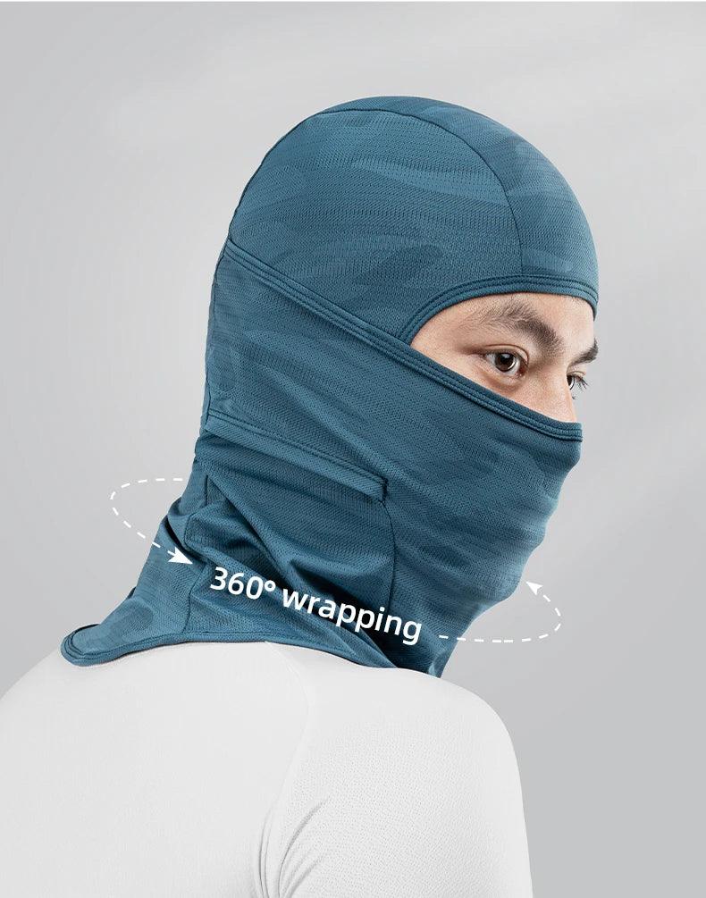 ROCKBROS Full Face Mask UV Sun Protection Cycling Mask Summer Balaclava Hat Bike Scarf Breathable Outdoor Motorcycle Face Masks