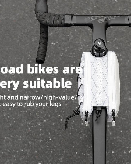 ROCKBROS Bike Bag Top Tube Bag Floating Installation Method Cycling Saddlebags Bicycle Pannier Bag Large Capacity Equipment