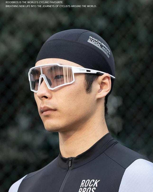 ROCKBROS Cycling Cap Breathable Quick-drying Helmet Hat Inner Cap UPF50 Sun Protection Sports Running Cap Summer Motorcycle Hats