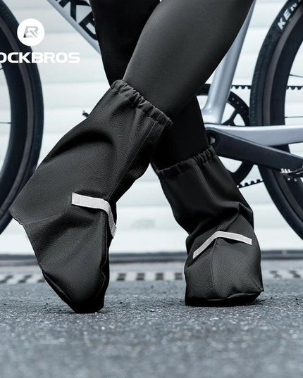 ROCKBROS Cycling Shoe Covers Lightweight Shoe Protective Cover Overshoes Waterproof Shoe Covers MTB Road Bike Racing Shoe Covers