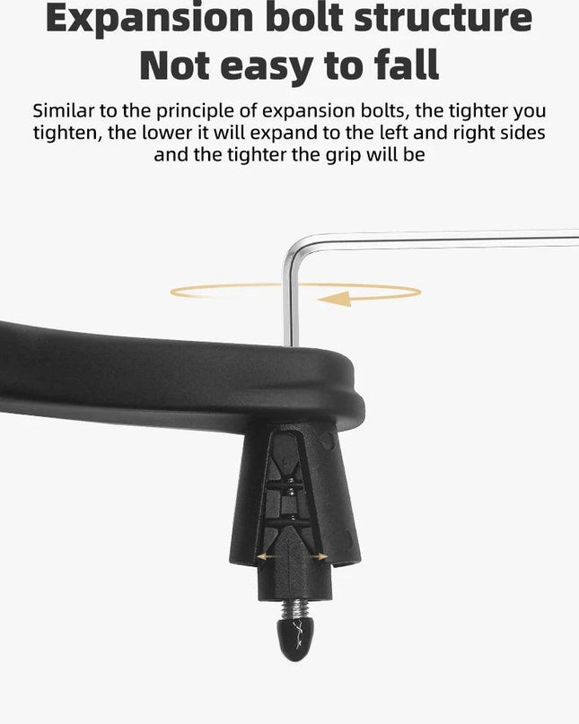 ROCKBROS Bicycle Mirrors MTB Bike HD Grip Plug In Bicycle Rearview Mirror 360° Adjustable Rotating Plane Mirror Bike Accessories