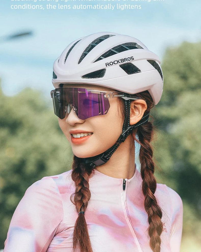 ROCKBROS Cycling Glasses MTB Road Bike Eyewear Driving Golf Goggles Protection Sports UV400 Sunglasses Polarized/Photochromic