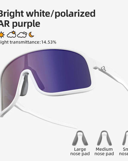 ROCKBROS Cycling Glasses Outdoor Bike Sunglasses UV400 Eyewear Sports Eye Protection Windproof Riding Big Frame Polarized Glasse