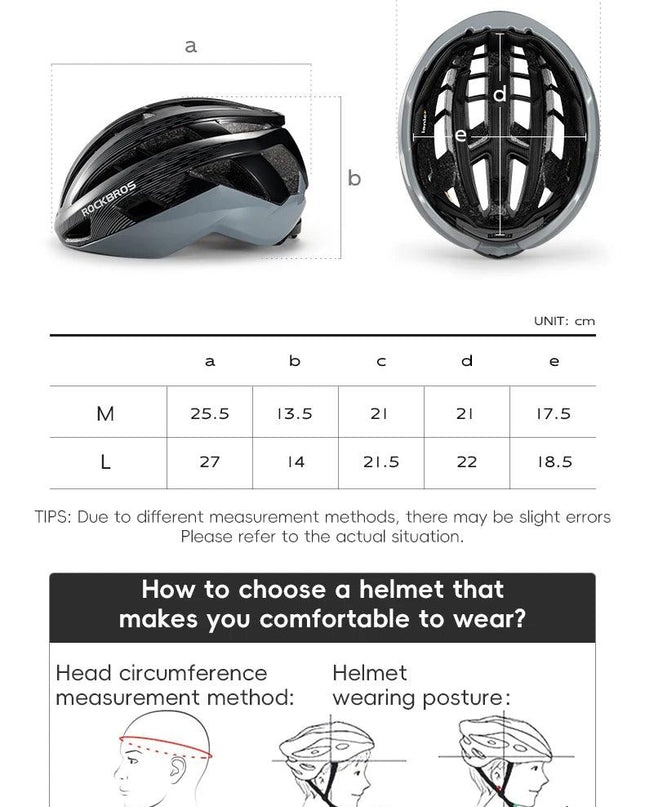ROCKBROS Cycling Helmet Ultralight Fashion Breathable MTB Road Bicycle Helmet Men Women Suit 54-62CM Racing Bike Equipments ﻿