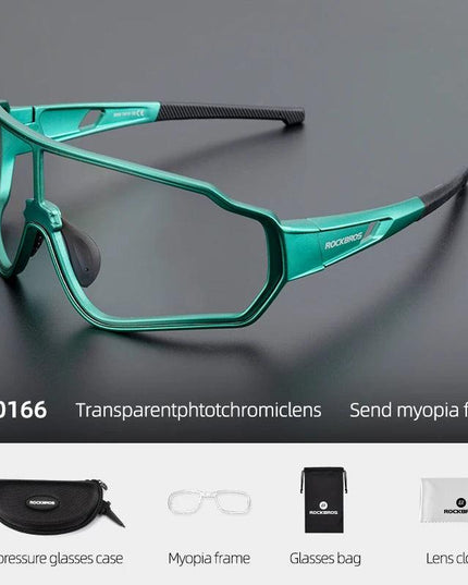 ROCKBROS Bike Photochromic Glasses Sports Sunglasses Men Women UV400 Anti-ultraviolet Goggles Cycling Fishing Outdoor Eyewear