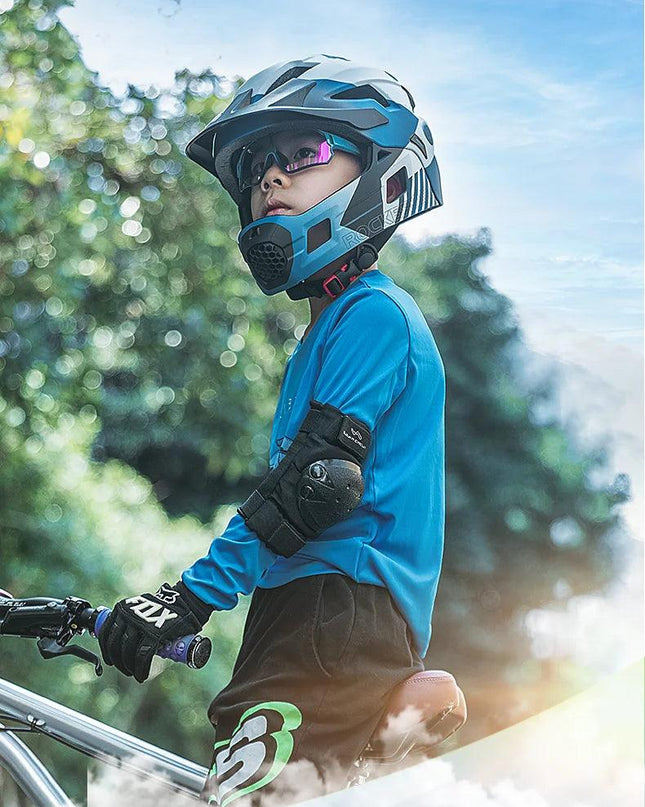 ROCKBROS Child Photochromic Polarized Sunglasses Bicycle Eyewear UV400 Kids Bike Goggles Protection Classic Windproof Glasses