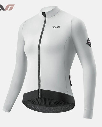 ROCKBROS Windbreak Cycling Jacket for Woman Winter Fleece Warm Women's Bicycle Jersey Professional Bicycle Training Clothing MTB