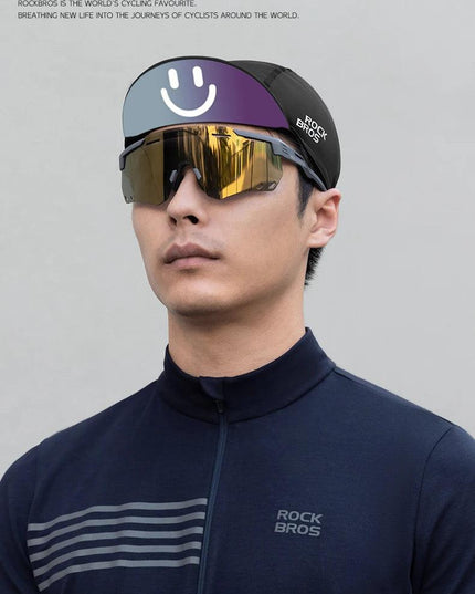 ROCKBROS Winter Cycling Cap Warmer Hat Windproof Thermal Cap Helmet Liner Men Women Outdoor Running MTB Road Bike Headwear Hat