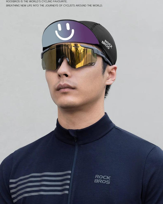 ROCKBROS Winter Cycling Cap Warmer Hat Windproof Thermal Cap Helmet Liner Men Women Outdoor Running MTB Road Bike Headwear Hat