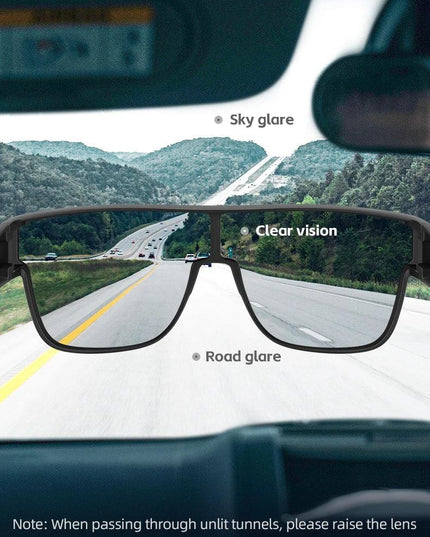 ROCKBROS Polarized Sunglasses Men's Driving Shades Dual-use Lens Camping Hiking Fishing Women UV400 Sports Cycling Eyewear