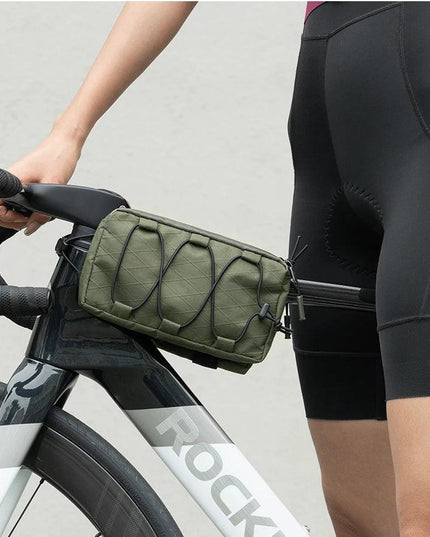 ROCKBROS Bike Bag Top Tube Bag Floating Installation Method Cycling Saddlebags Bicycle Pannier Bag Large Capacity Equipment