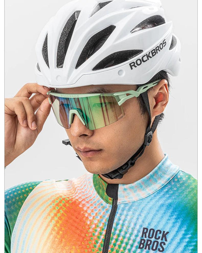 ROCKBROS New Cycling Glasses Ultralight Photochromic Anti-Fog Cycling Sunglasses MTB Road Outdoor Sports UV Protection Goggles ﻿