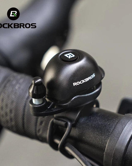 ROCKBROS Creative Bicycle Bell 80DB Copper Alloy Nylon Base Mini Cap Bike Bell for MTB Road Bike Ultra-Light Bicycle Accessories