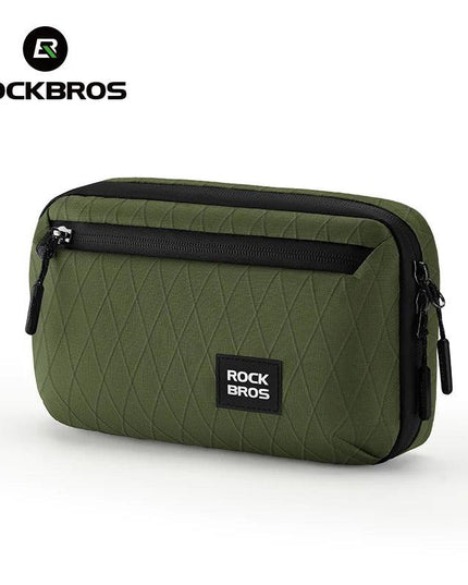 ROCKBROS Bicycle Bag Portable Lightweight MTB Road Bike Handlebar Bag 2.1L Big Capacity Multifunctional Riding Shoulder Bag