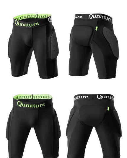 Qunature Ski Hip Protector Pants Adjustable Adult Sports Gear Shorts Snowboard Protection 3D Hip Pads for Motorcycle Skating