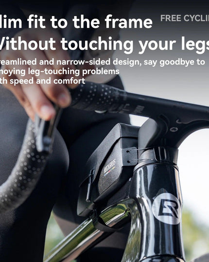 ROCKBROS Waterproof Bicycle Top Tube Bag Lightweight Bike Frame Pack Durable Cycling Storage Bag for Mountain and Road Bikes