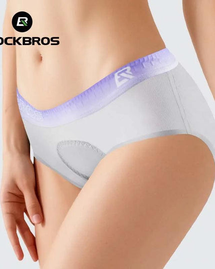 ROCKBROS Women Cycling Underwear Padded Shockproof Mountain MTB Bicycle Shorts Comfortable Underwear Tights Women Shorts