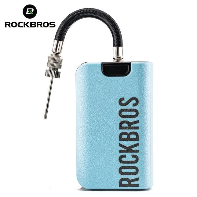 ROCKBROS Mini Electric Air Pump 20PSI Inflator for Balls Portable Type-C Rechargeable Inflator LED Digital Display Compressor