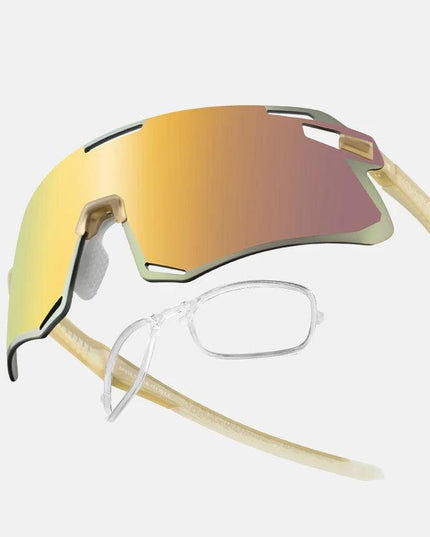 ROCKBROS Cycling Glasses Lightweight Frameless Bike Glasses High-Definition Lenses Road Bicycle Protection Goggles Sport Eyewear