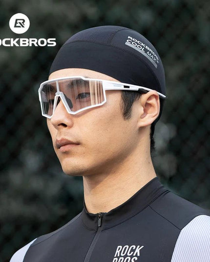 ROCKBROS Cycling Cap Breathable Quick-drying Helmet Hat Inner Cap UPF50 Sun Protection Sports Running Cap Summer Motorcycle Hats