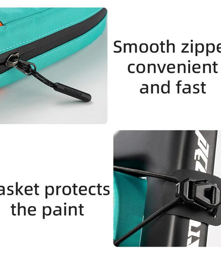 ROCKBROS Bicycle Triangle Bag Cycling Frame Front Tube Bag Pannier Extended Large Capacity Dirt-resistant  Bike Accessories