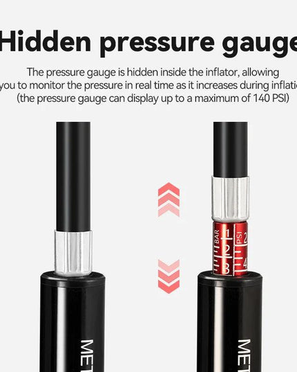 ROCKBROS Bicycle Pump 220PSI Mini Hand Air Pump Tire Inflator Schrader Presta Portable AV/FV MTB Bike Road Bike Accessories