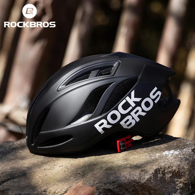 ROCKBROS Bike Helmet Outdoor Sports Safely Mountain Road Electric Scooter Helmet Integrated Molding Cycling Motorcycle Helmet