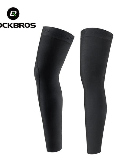 ROCKBROS Winter Leg Warmers Cycling Sports Leg Warmer Men's Women's Breathable Nylon anti-slip Legging Running Bodybuilding