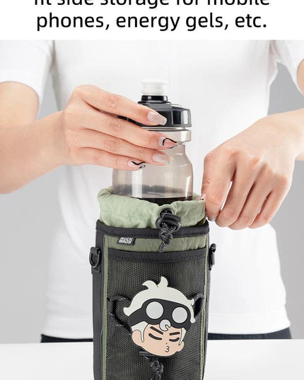 ROCKBROS Bicycle Bag 1L Portable Front Bag LightWeight Kettle Handlebar Bag Water Bottle Carrier Cycling Bag Large Capacity