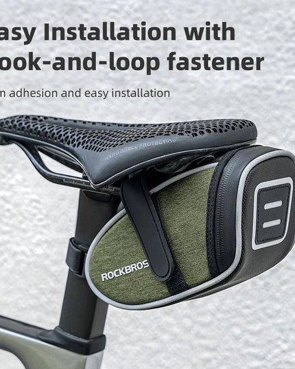 ROCKBROS Bicycle Saddle Bag Portable Waterproof Cycling Seat Tail Pouch Ciclismo Seatpost Backpack Storage Rear Bag Pannier