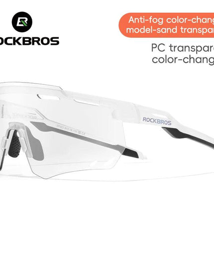 ROCKBROS Cycling Glasses MTB Road Bike Eyewear Driving Golf Goggles Protection Sports UV400 Sunglasses Polarized/Photochromic
