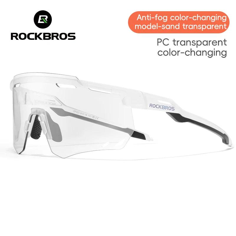 ROCKBROS Cycling Glasses MTB Road Bike Eyewear Driving Golf Goggles Protection Sports UV400 Sunglasses Polarized/Photochromic