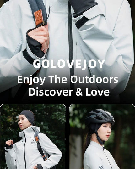 ROCKBROS Fleece Ear Warmer Sports Headband Windproof Warm Headwear Earmuffs Outdoor Riding Skiing Ear Warmers High Elasticity