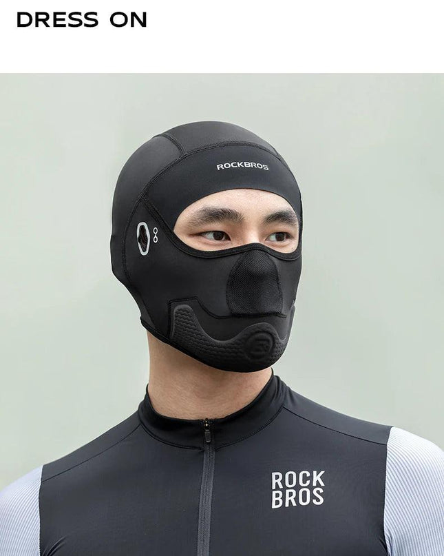 ROCKBROS Cycling Hat Summer Cool Balaclava UV Protection Bicycle Hiking Scarf Ice Silk Hat Face Cover Sport Bike Helmet Liner