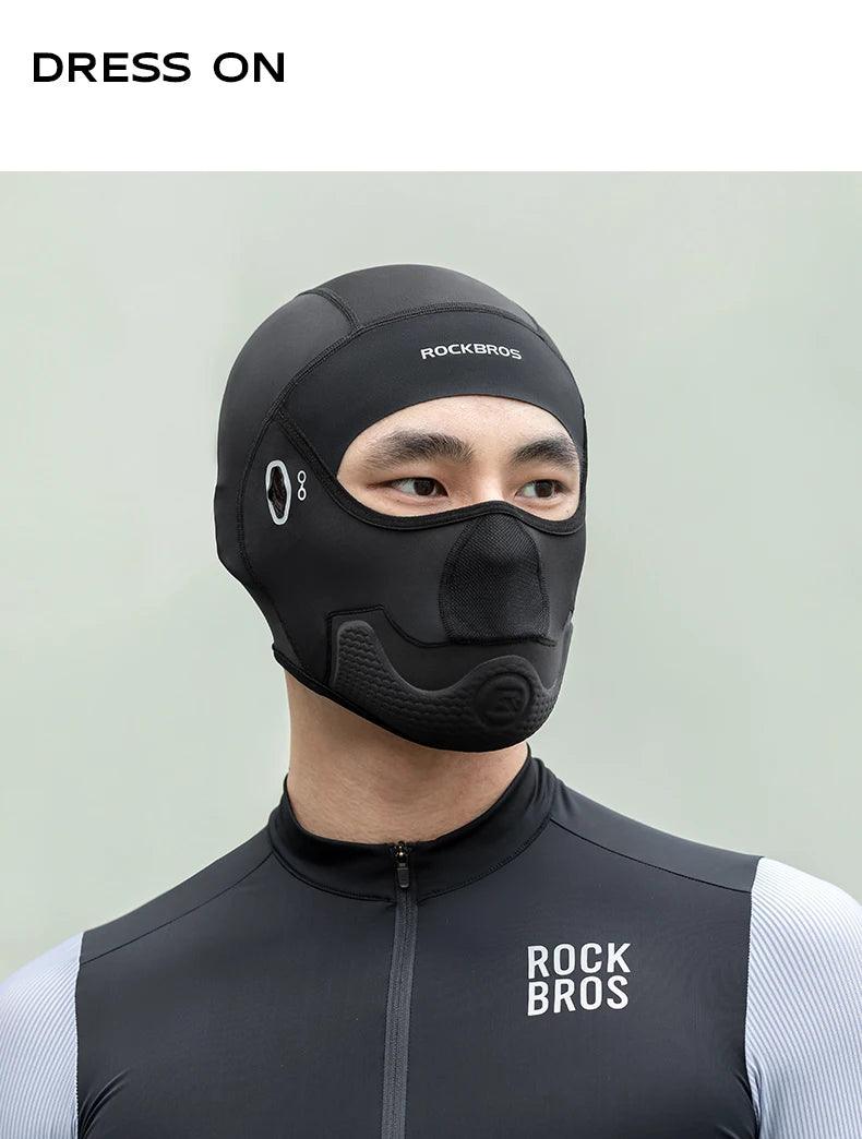 ROCKBROS Cycling Hat Summer Cool Balaclava UV Protection Bicycle Hiking Scarf Ice Silk Hat Face Cover Sport Bike Helmet Liner