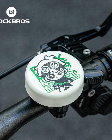 ROCKBROS Bike Bell Cycling Ring Safety Warning Alarm Cycling Handlebar Bell Ring Lightweight 80-100dB Durable Bells Accessories