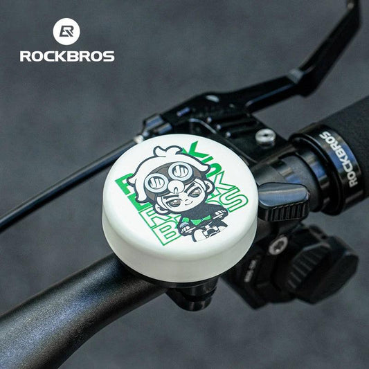 ROCKBROS Bike Bell Cycling Ring Safety Warning Alarm Cycling Handlebar Bell Ring Lightweight 80-100dB Durable Bells Accessories