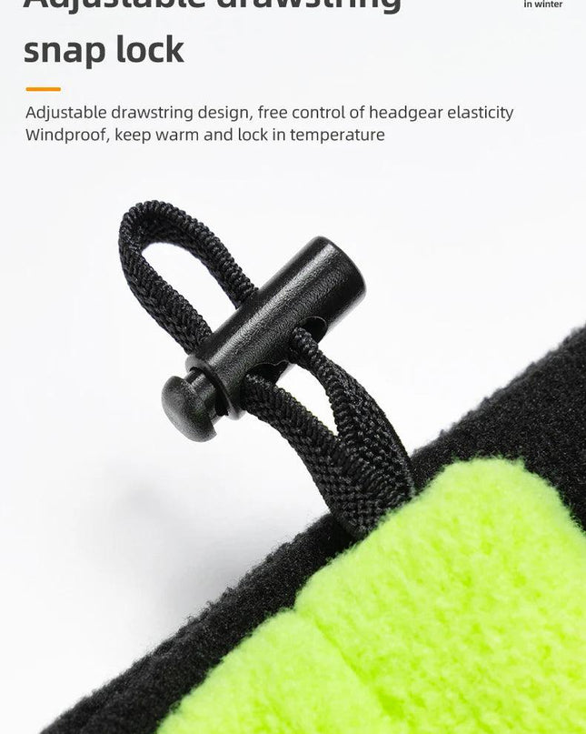 ROCKBROS Warm Cap Winter Windproof Hat Thermal Polar Fleece Balaclava Hat Outdoor Hand Cap Cold Padded Hood Neck