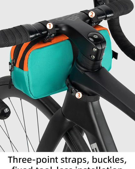 ROCKBROS Handlebar Bag  Bike Bag Portable Pannier Multi-purpose 2.5L Large Capacity Backpack Shoulder Messenger Crossbody Bags