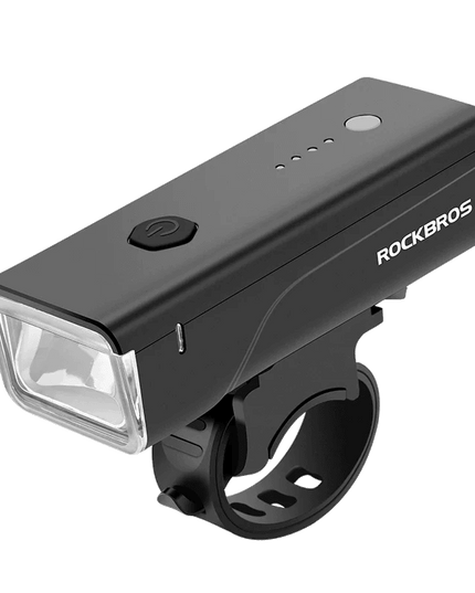 ROCKBROS Bicycle Light 260LM 1500mAh Handlebar Type-C Rechargeable LED Flashlight Bicycle Light Waterproof Bike Accessories