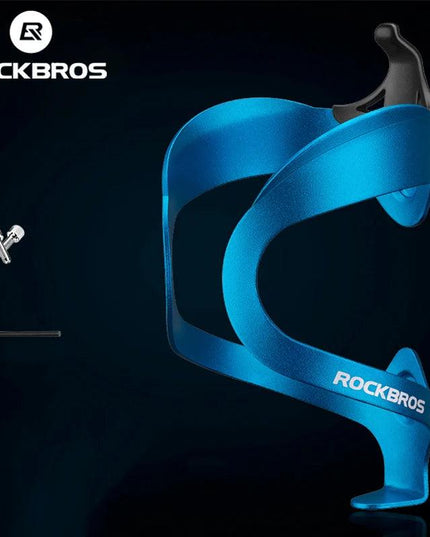 ROCKBROS Bicycle Aluminium Alloy Adjustable Water Bottle Cage Mountain Bike Cycling Bottle Holder Ultralight HandleBar Mount