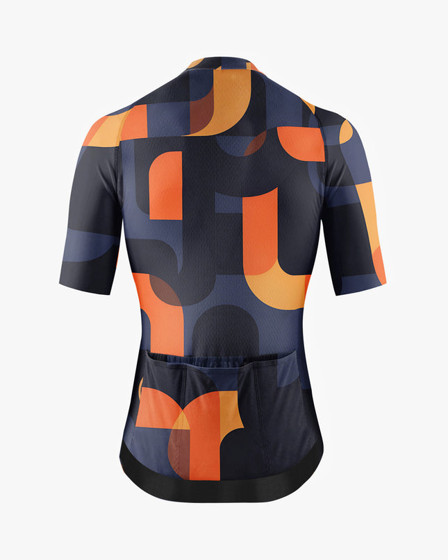 Men's Short Sleeve Geometric pattern Cycling Jersey
