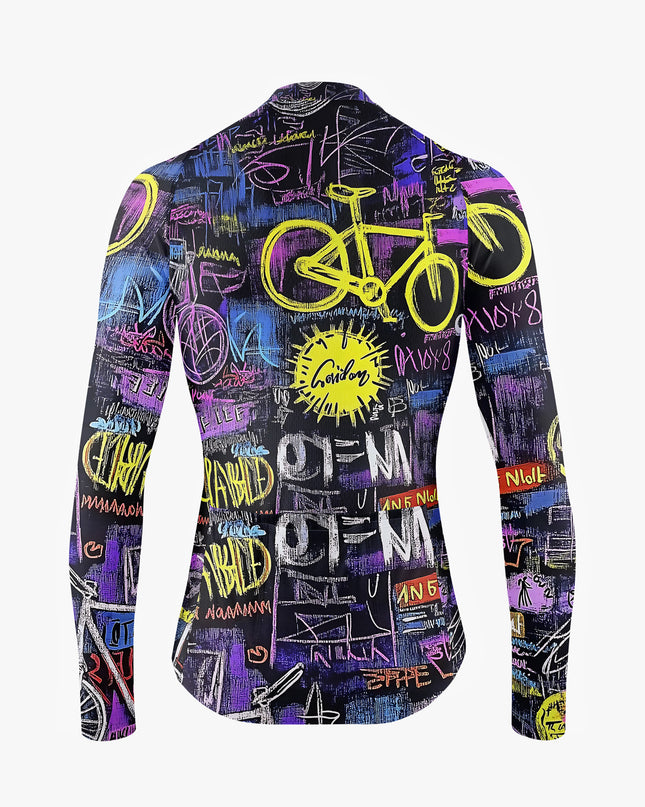 Men’s Cycling Jersey with Colorful Elements