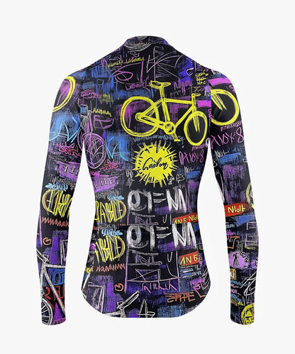 RockBros Men’s Cycling Jersey with Colorful Elements