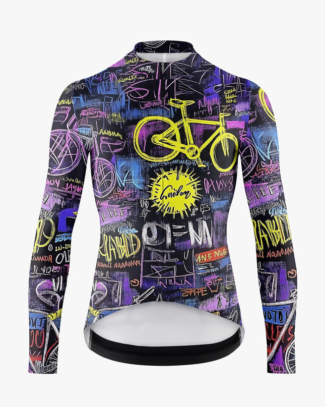Men’s Cycling Jersey with Colorful Elements
