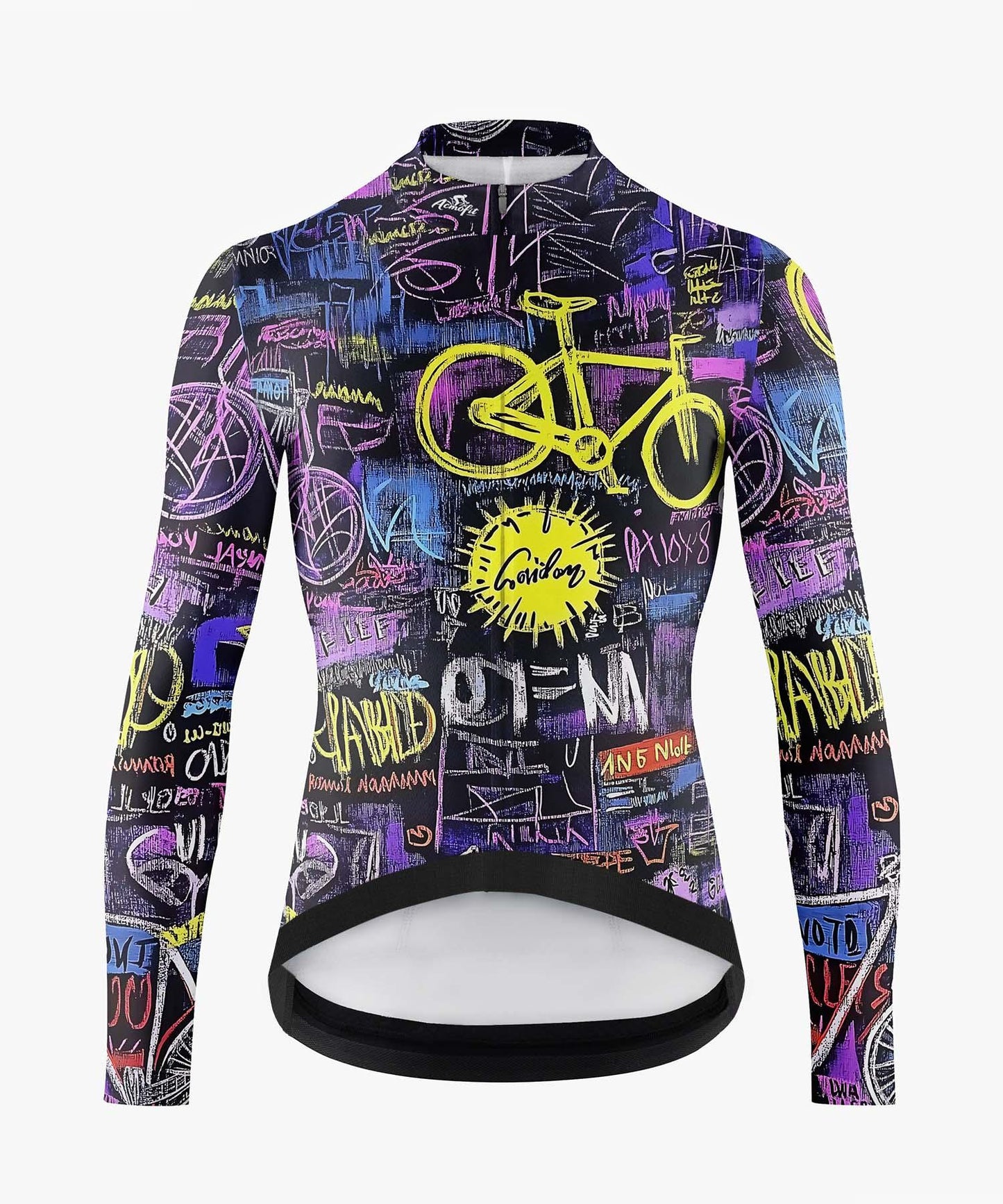 Bicycle Graffiti Printed Cycling Jerseys for Men