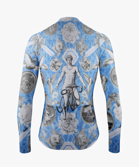 RockBros Men's Long Sleeve Mythological themed Cycling Jersey