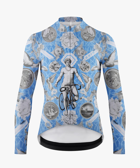 RockBros Men's Long Sleeve Mythological themed Cycling Jersey