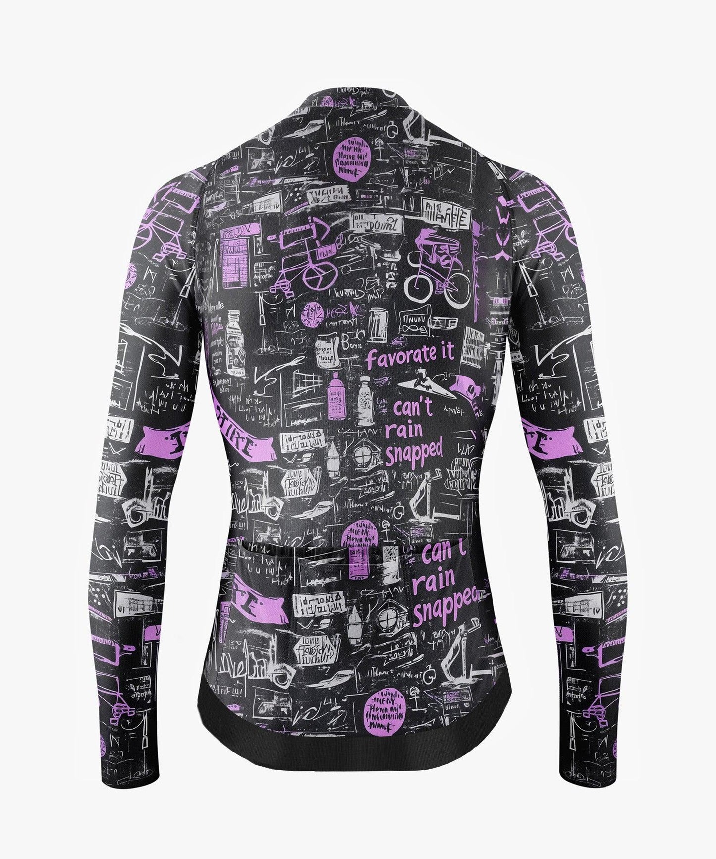 Men's Minimalist Vector Art Cycling Jersey