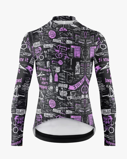 Men's Minimalist Vector Art Cycling Jersey